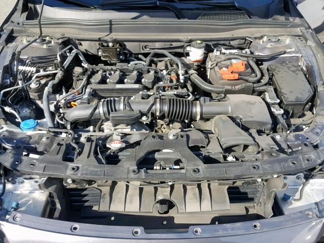 1HGCV1F59JA090737 - 2018 HONDA ACCORD EXL GRAY photo 7