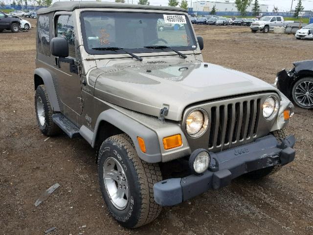 1J4FA49S55P380318 - 2005 JEEP WRANGLER / GOLD photo 1