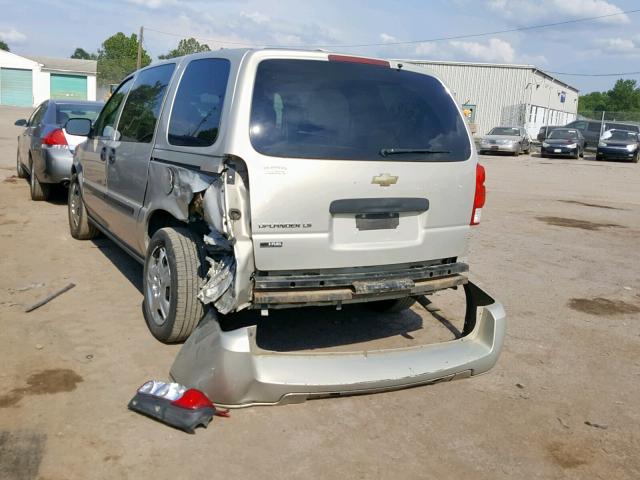 1GNDV23W98D170416 - 2008 CHEVROLET UPLANDER L 棕色 照片 3