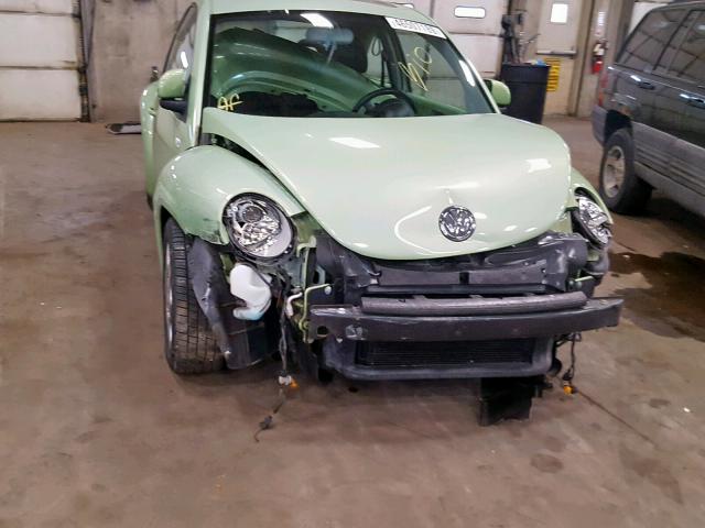 3VWDD21C7YM430088 - 2000 VOLKSWAGEN NEW BEETLE მწვანე ფოტო 9