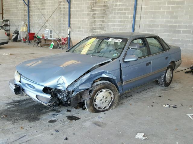 1FACP52U3NA112532 - 1992 FORD TAURUS GL BLUE photo 2