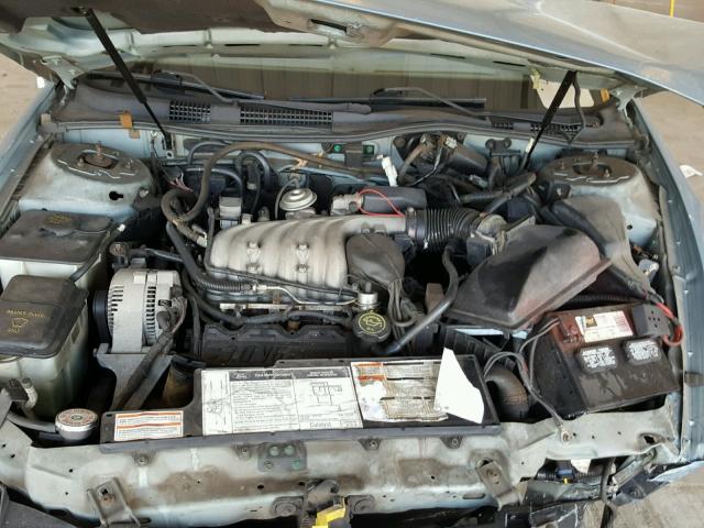 1FACP52U3NA112532 - 1992 FORD TAURUS GL BLUE photo 7