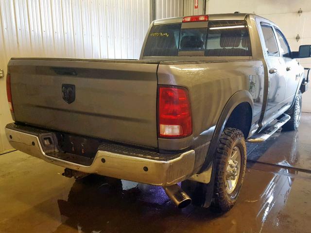 3D7UT2CLXBG553883 - 2011 DODGE RAM 2500 GRAY photo 4