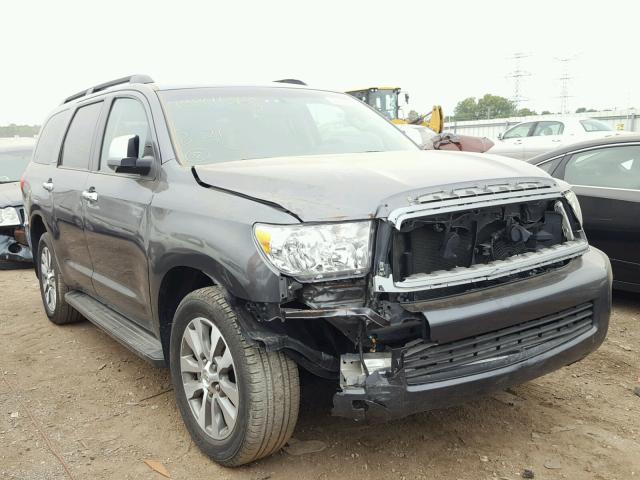 5TDJY5G15HS148646 - 2017 TOYOTA SEQUOIA LI GRAY photo 1