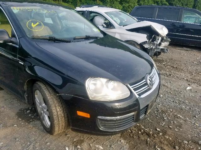 3VWEF71K37M145969 - 2007 VOLKSWAGEN JETTA WOLF BLACK photo 9