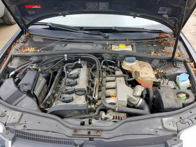 WVWPD63BX2P442765 - 2002 VOLKSWAGEN PASSAT GLS GRAY photo 7