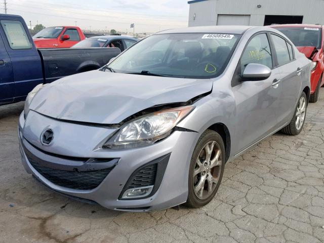 JM1BL1U55B1357652 - 2011 MAZDA 3 S GRAY photo 2