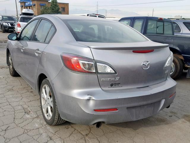 JM1BL1U55B1357652 - 2011 MAZDA 3 S GRAY photo 3