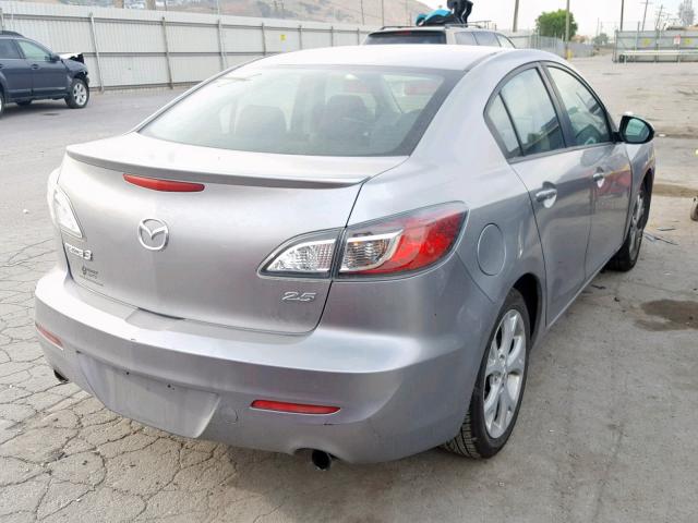 JM1BL1U55B1357652 - 2011 MAZDA 3 S GRAY photo 4