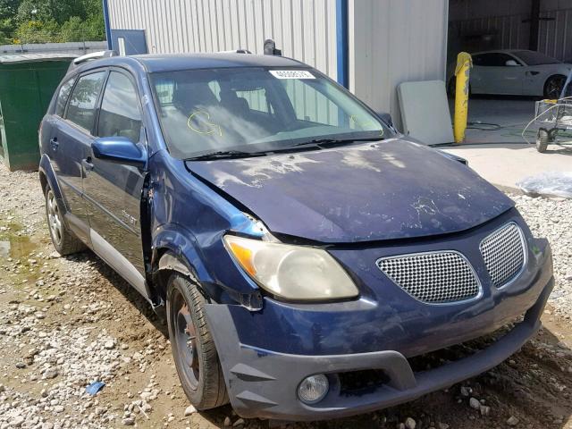 5Y2SL63855Z406461 - 2005 PONTIAC VIBE BLUE photo 1