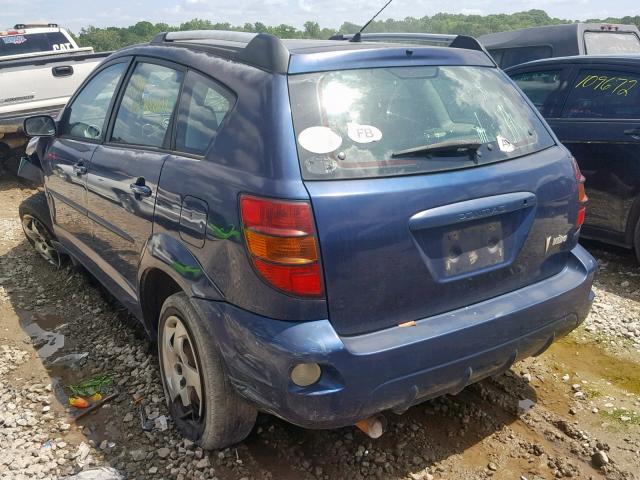 5Y2SL63855Z406461 - 2005 PONTIAC VIBE BLUE photo 3