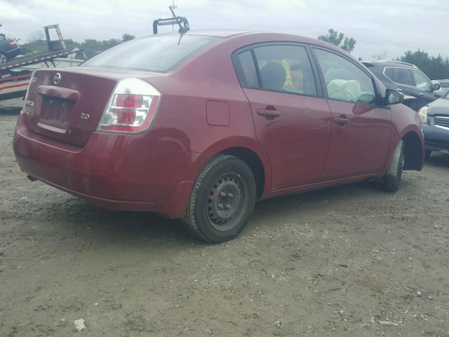 3N1AB61E97L635651 - 2007 NISSAN SENTRA 2.0 RED photo 4