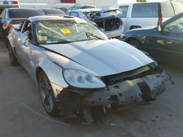 1G1YY26E085114436 - 2008 CHEVROLET CORVETTE Z SILVER photo 1