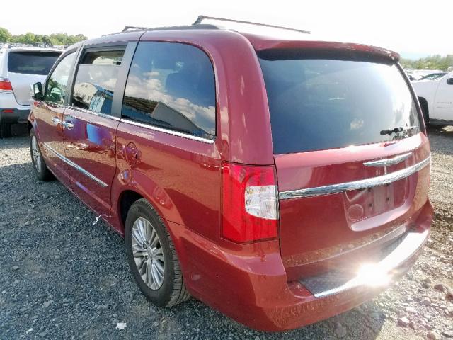 2C4RC1CG8ER165658 - 2014 CHRYSLER TOWN & COU RED photo 3