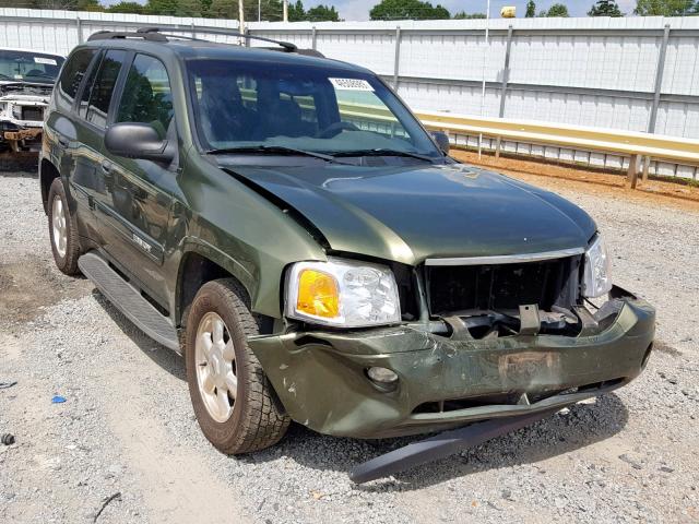 1GKDT13S122310214 - 2002 GMC ENVOY GREEN photo 1