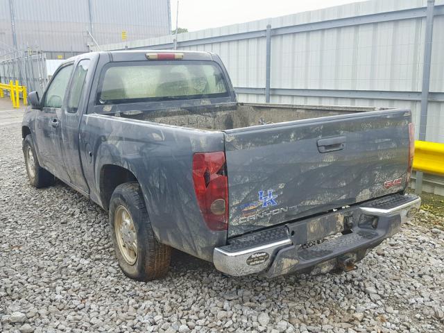 1GTCS299288211671 - 2008 GMC CANYON SL BLUE photo 3