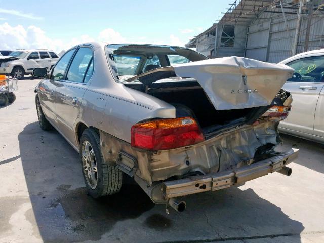 19UUA56681A013289 - 2001 ACURA 3.2TL GOLD photo 3