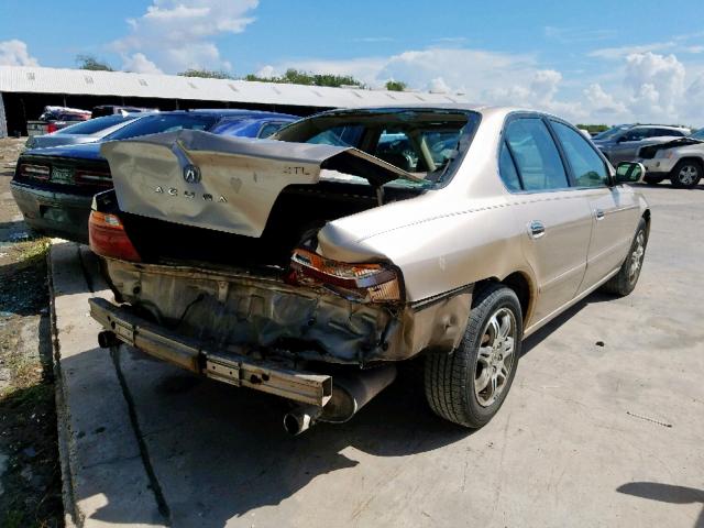 19UUA56681A013289 - 2001 ACURA 3.2TL GOLD photo 4