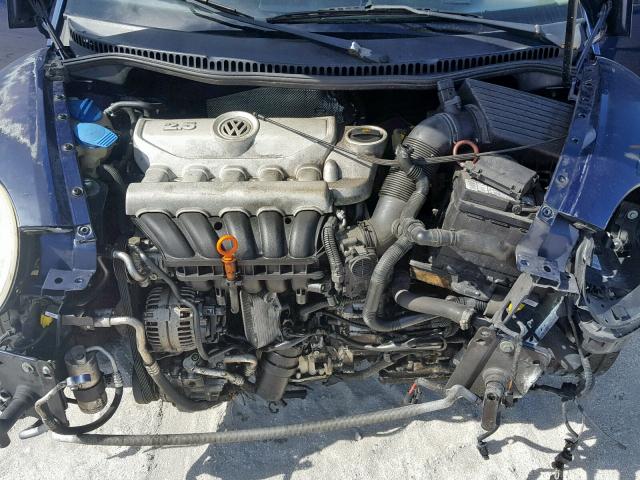 3VWPW31C36M420605 - 2006 VOLKSWAGEN NEW BEETLE ლურჯი ფოტო 7