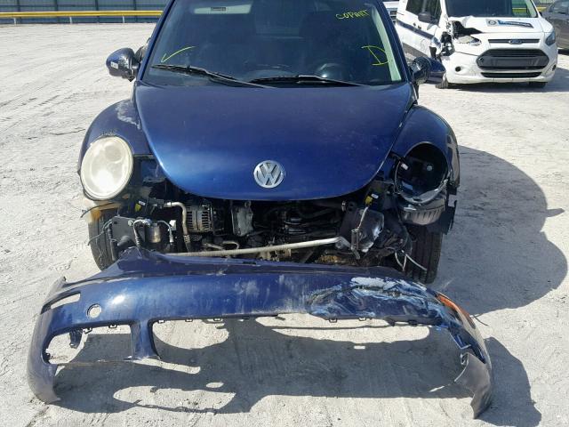 3VWPW31C36M420605 - 2006 VOLKSWAGEN NEW BEETLE ლურჯი ფოტო 9