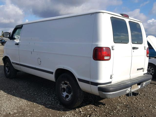 2D7HB11Y53K508187 - 2003 DODGE RAM VAN B1 WHITE photo 3