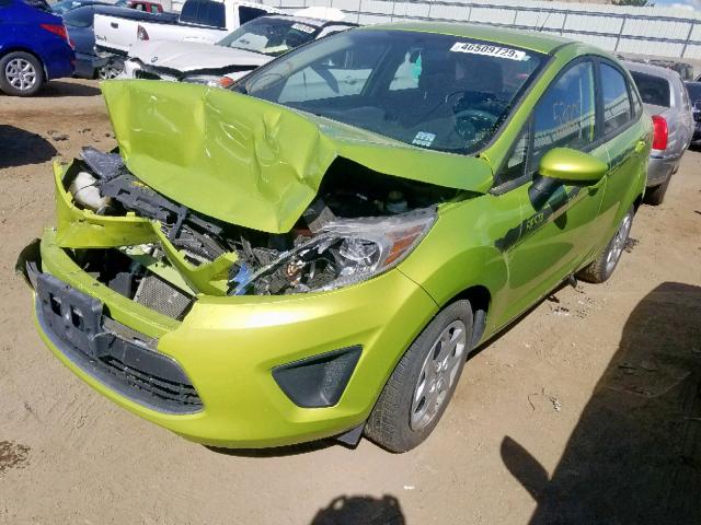 3FADP4BJ2BM172353 - 2011 FORD FIESTA SE GREEN photo 2