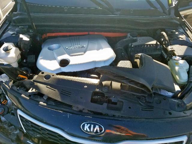 KNAGM4AD7D5055885 - 2013 KIA OPTIMA HYB BLACK photo 7