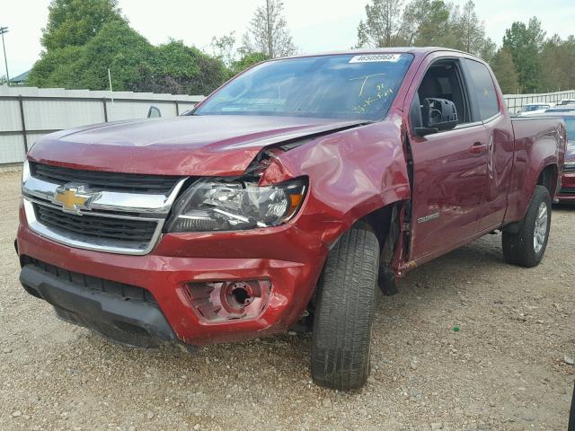 1GCHSCEN9H1198957 - 2017 CHEVROLET COLORADO L RED photo 2