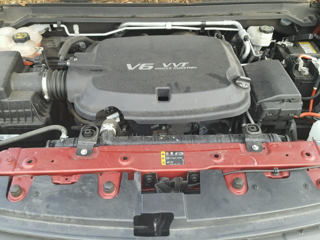 1GCHSCEN9H1198957 - 2017 CHEVROLET COLORADO L RED photo 7
