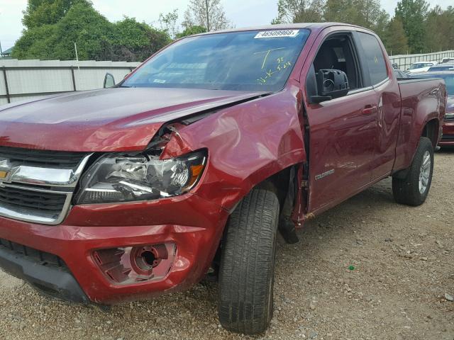 1GCHSCEN9H1198957 - 2017 CHEVROLET COLORADO L RED photo 9