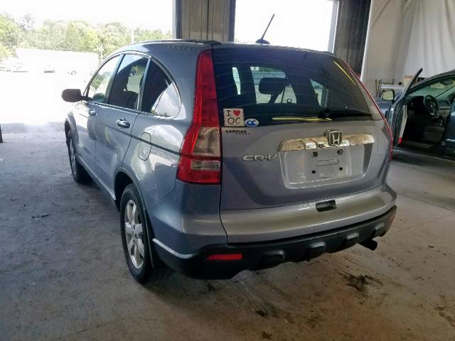 JHLRE48757C118154 - 2007 HONDA CR-V EXL GRAY photo 3