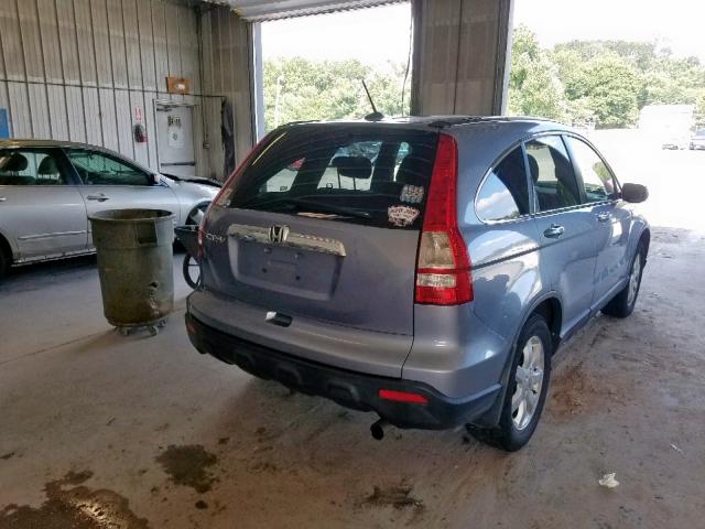 JHLRE48757C118154 - 2007 HONDA CR-V EXL GRAY photo 4