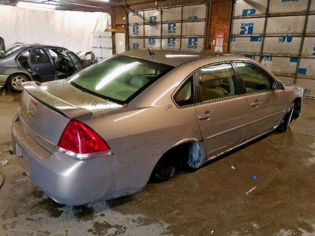 2G1WU58R779306975 - 2007 CHEVROLET IMPALA LTZ TAN photo 4