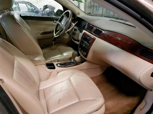 2G1WU58R779306975 - 2007 CHEVROLET IMPALA LTZ TAN photo 5