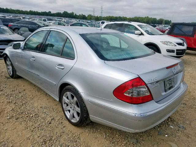 WDBUF56X07B024460 - 2007 MERCEDES-BENZ E 350 SILVER photo 3