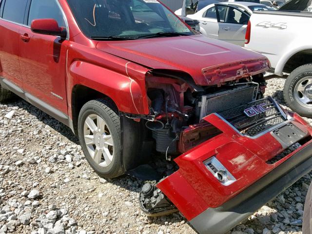 2GKALMEK4D6207506 - 2013 GMC TERRAIN SL RED photo 9