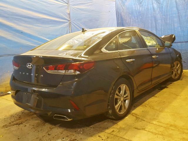 5NPE34AF9JH606117 - 2018 HYUNDAI SONATA SPO BLACK photo 4