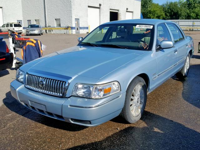 2MEBM7FV4AX615306 - 2010 MERCURY GRAND MARQ BLUE photo 2