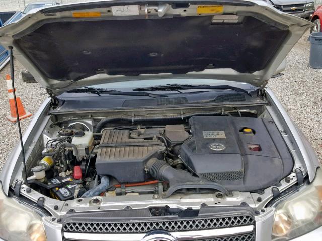 JTEDW21A560005864 - 2006 TOYOTA HIGHLANDER SILVER photo 7