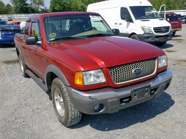 1FTZR15E81TB11791 - 2001 FORD RANGER SUP RED photo 1