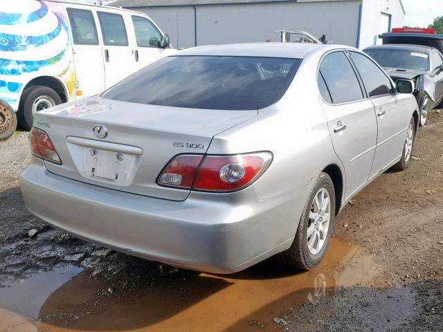 JTHBF30G620021104 - 2002 LEXUS ES 300 SILVER photo 4