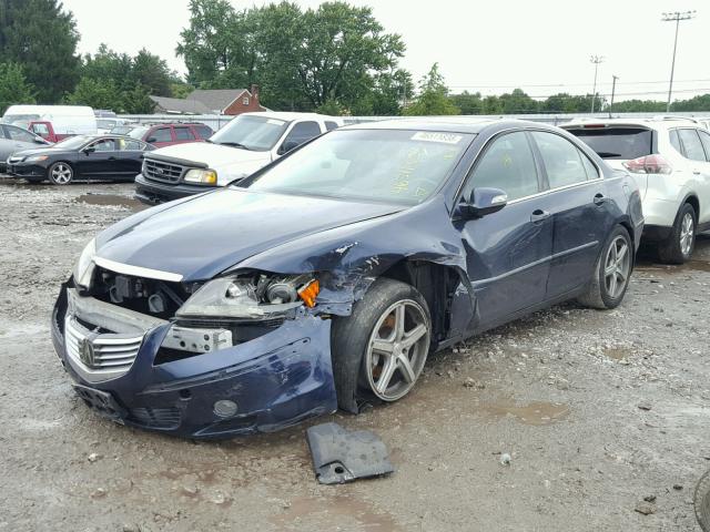 JH4KB16506C000422 - 2006 ACURA RL BLUE photo 2