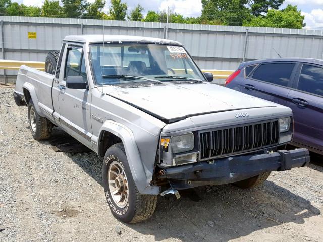 1J7FJ36L8KL558655 - 1989 JEEP COMANCHE P GRAY photo 1