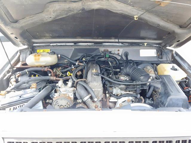 1J7FJ36L8KL558655 - 1989 JEEP COMANCHE P GRAY photo 7