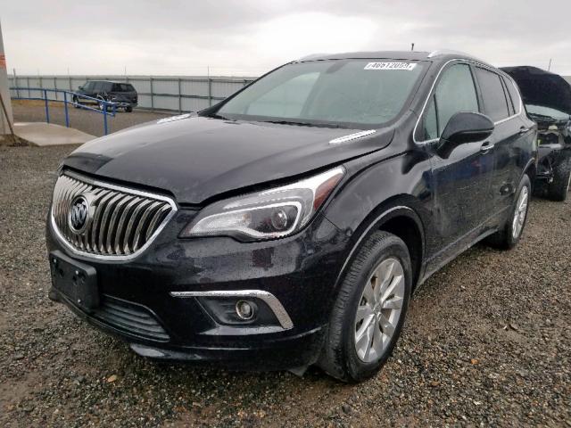 LRBFXDSA3HD025206 - 2017 BUICK ENVISION E BLACK photo 2