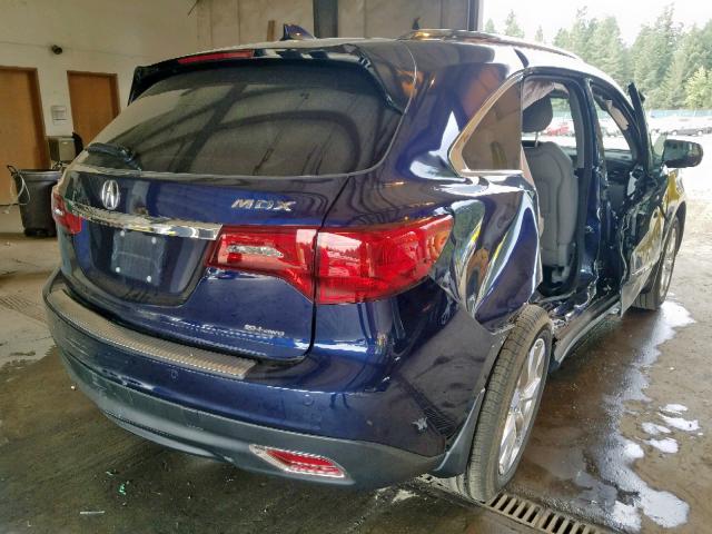 5FRYD4H93GB049835 - 2016 ACURA MDX ADVANC 蓝色 照片 4