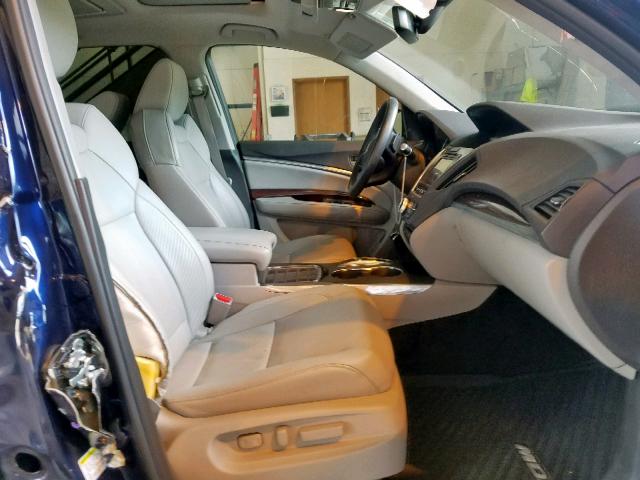 5FRYD4H93GB049835 - 2016 ACURA MDX ADVANC 蓝色 照片 5