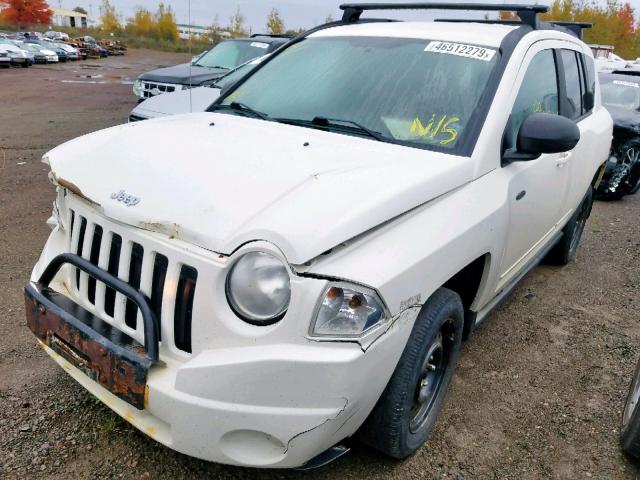 1J4NF4FB3AD522954 - 2010 JEEP COMPASS SP WHITE photo 2