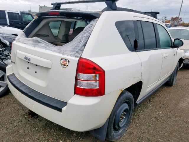 1J4NF4FB3AD522954 - 2010 JEEP COMPASS SP WHITE photo 4