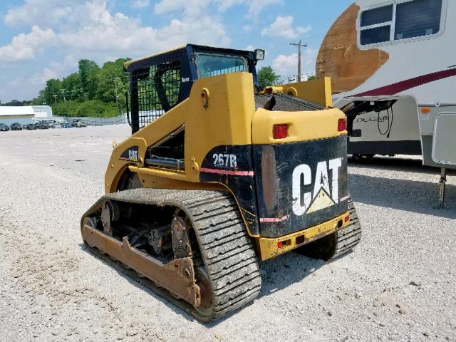 CAT0267BCCYC01356 - 2008 CATERPILLAR SKIDSTEER YELLOW photo 3